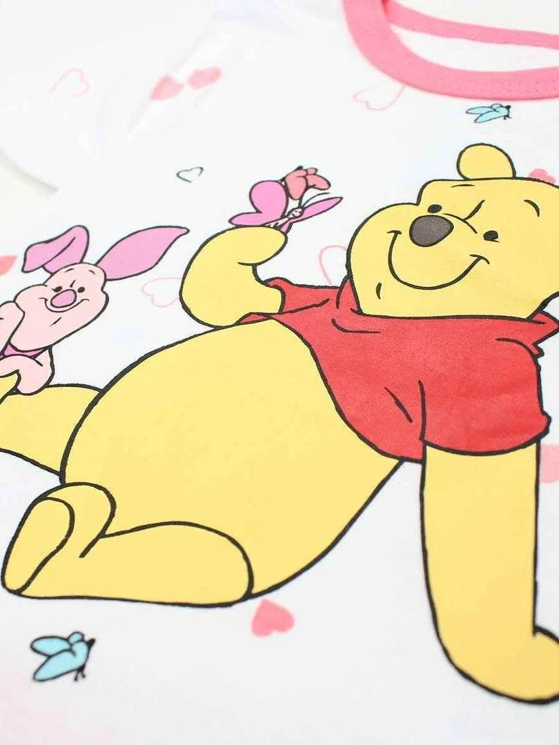 Disney   Ensemble ​​T shirt legging bébé fille Imprimé Winnie L'ourson   Rose fushia