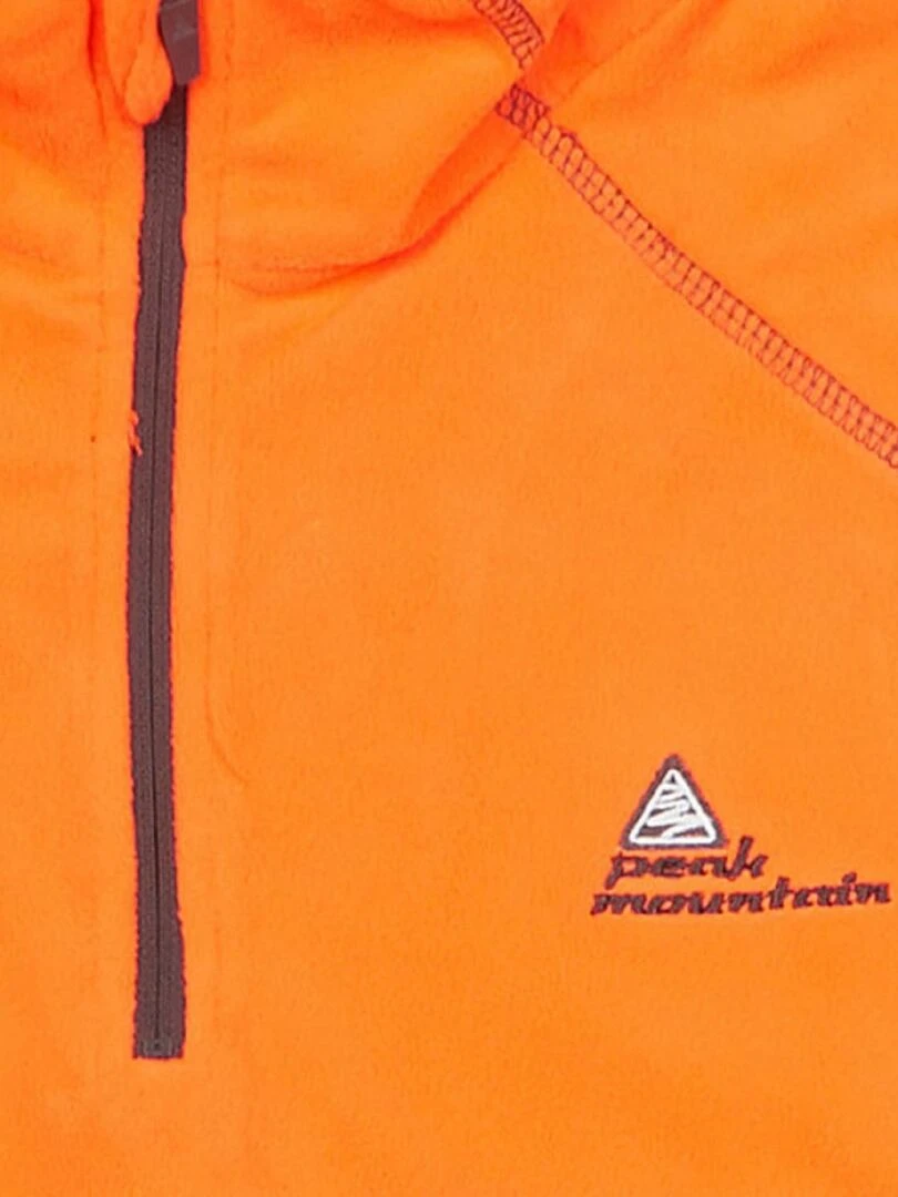 Sweat polaire garçon ECAFINE Orange