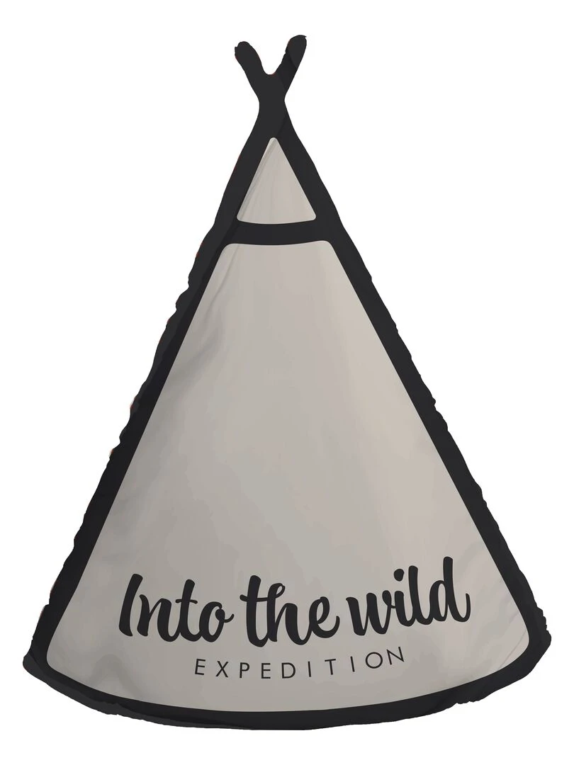 Coussin Into the wild Beige