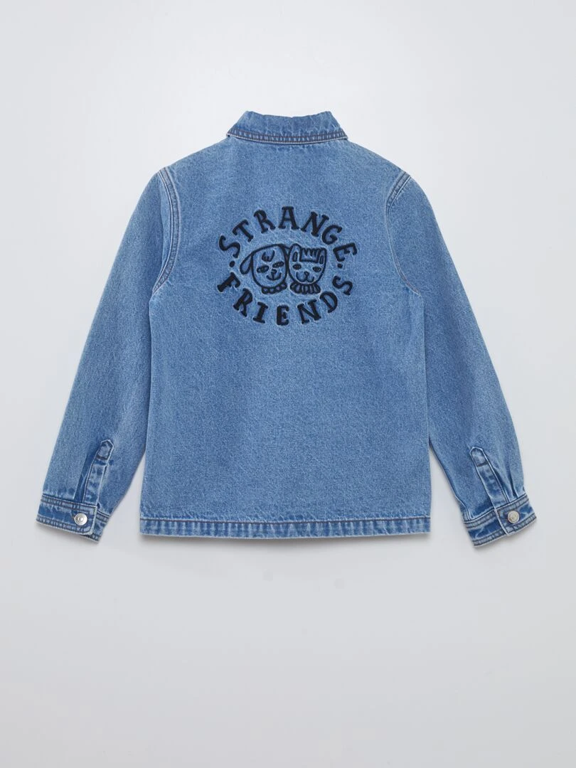 Veste en jean X Little Bad Wolf   Bleu