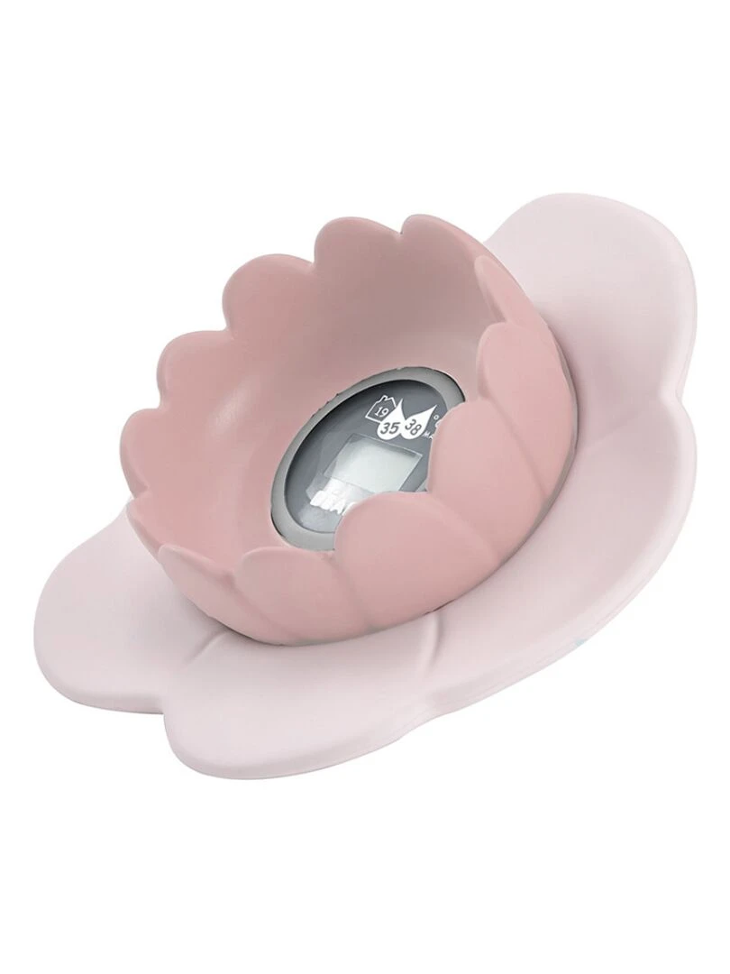 Thermomètre de bain Lotus old pink Rose