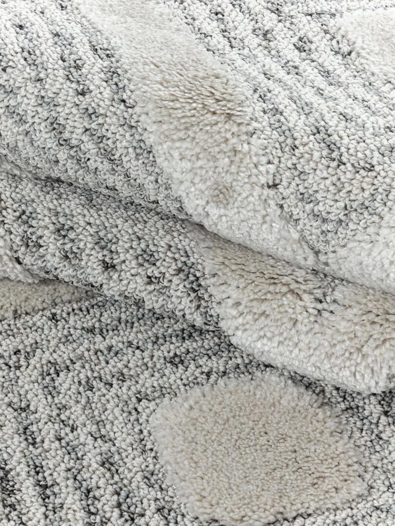 Tapis salon PISTIOUM OEKO TEX® Gris