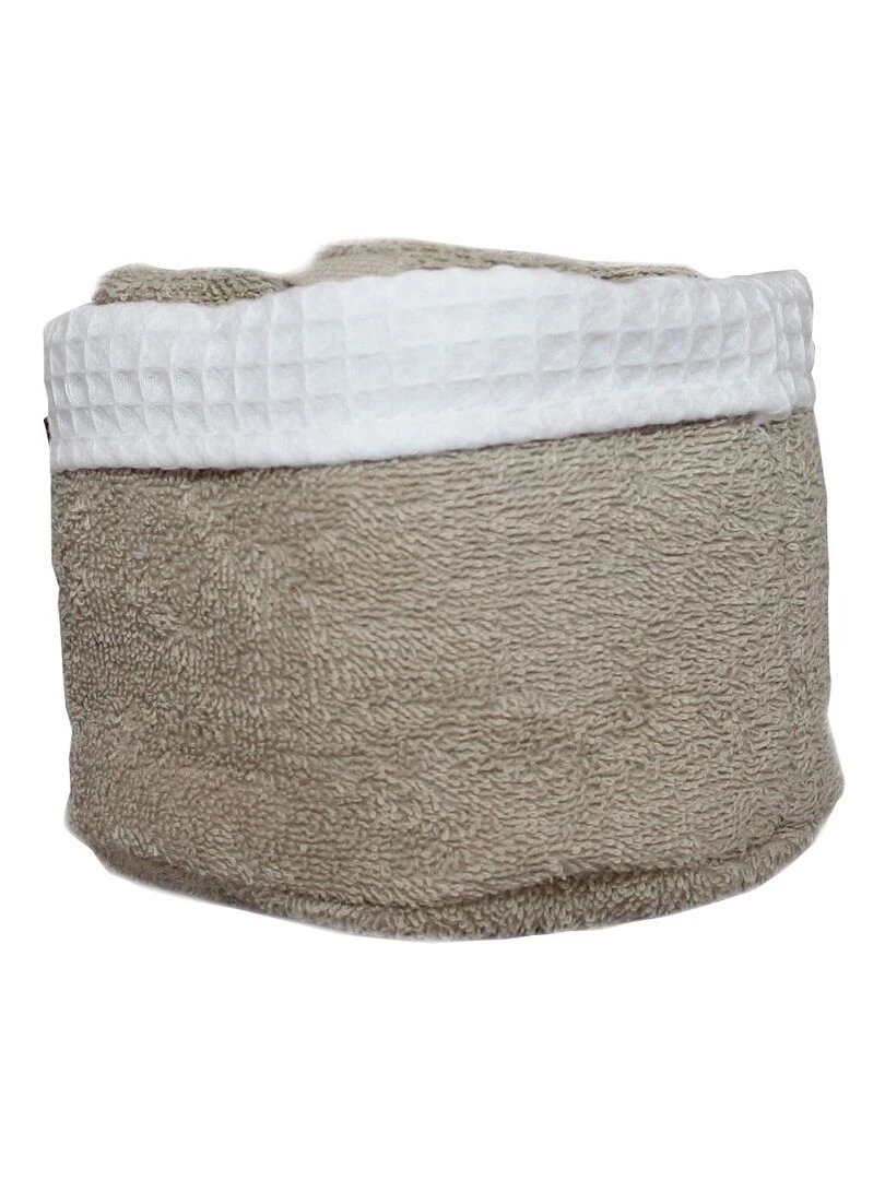 Panier invité avec serviettes Beige