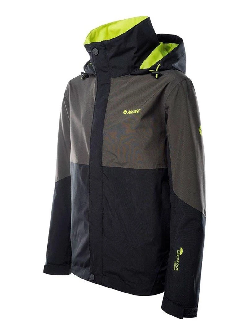 Hi Tec   Veste imperméable ORATI   Noir Gris anthracite