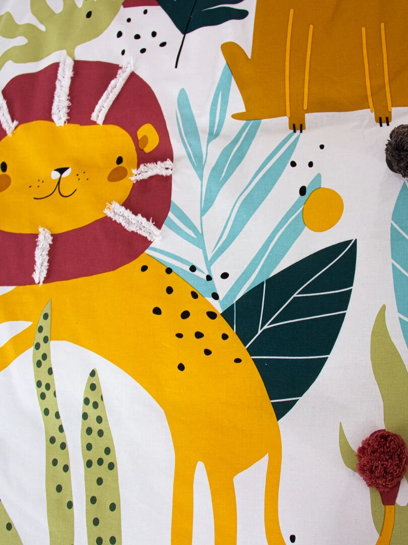 Parure de lit 'Lion'   1 personne   MULTICO