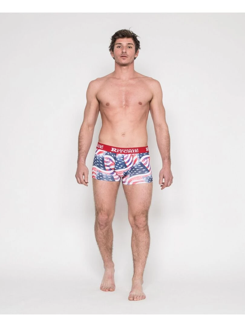 Boxer motifs REDMOND BOY   Rouge