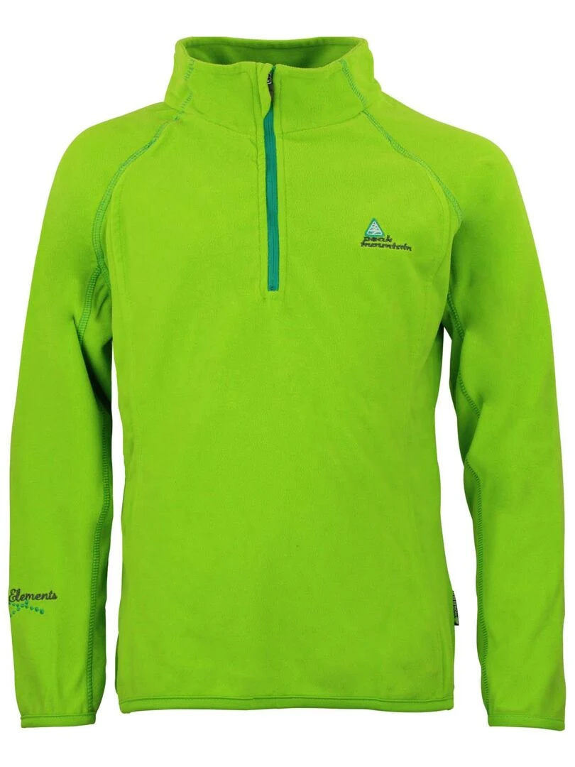 Sweat polaire fille FAFINE PEAK MOUNTAIN Vert