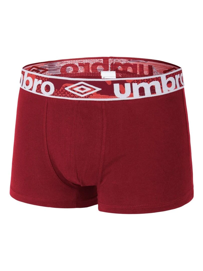Lot de 5 Boxers coton homme Uni Umbro   Noir