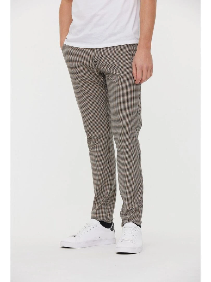 Lee Cooper Pantalon polyester chino slim NEILS Beige argile