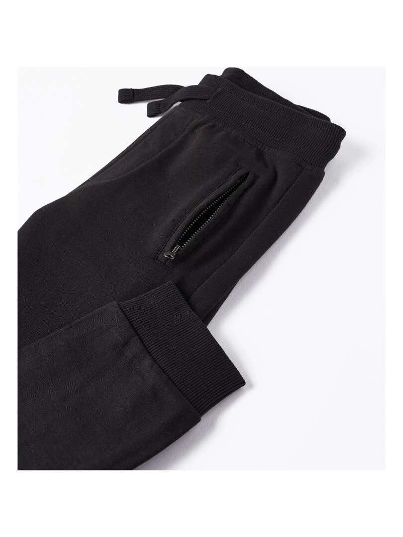 Pantalon de sport pour garçon 'Slim Fit'  NATURE TAKEOVER   Noir