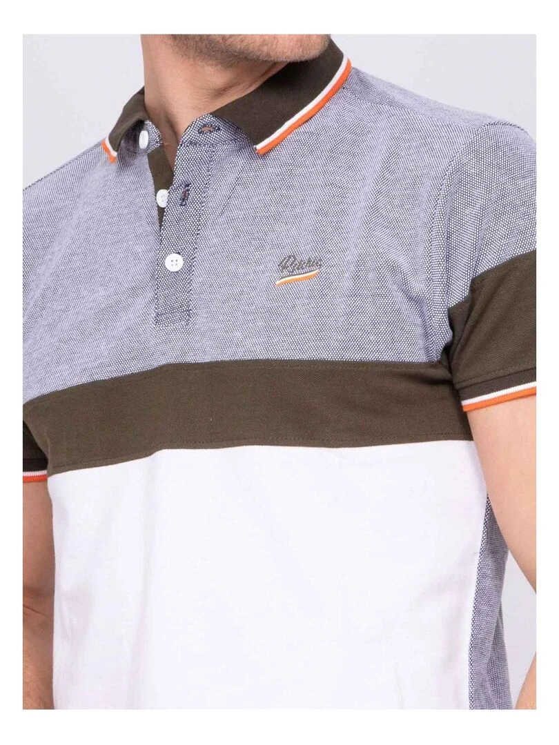 Polo pur coton PECOLO   Kaki