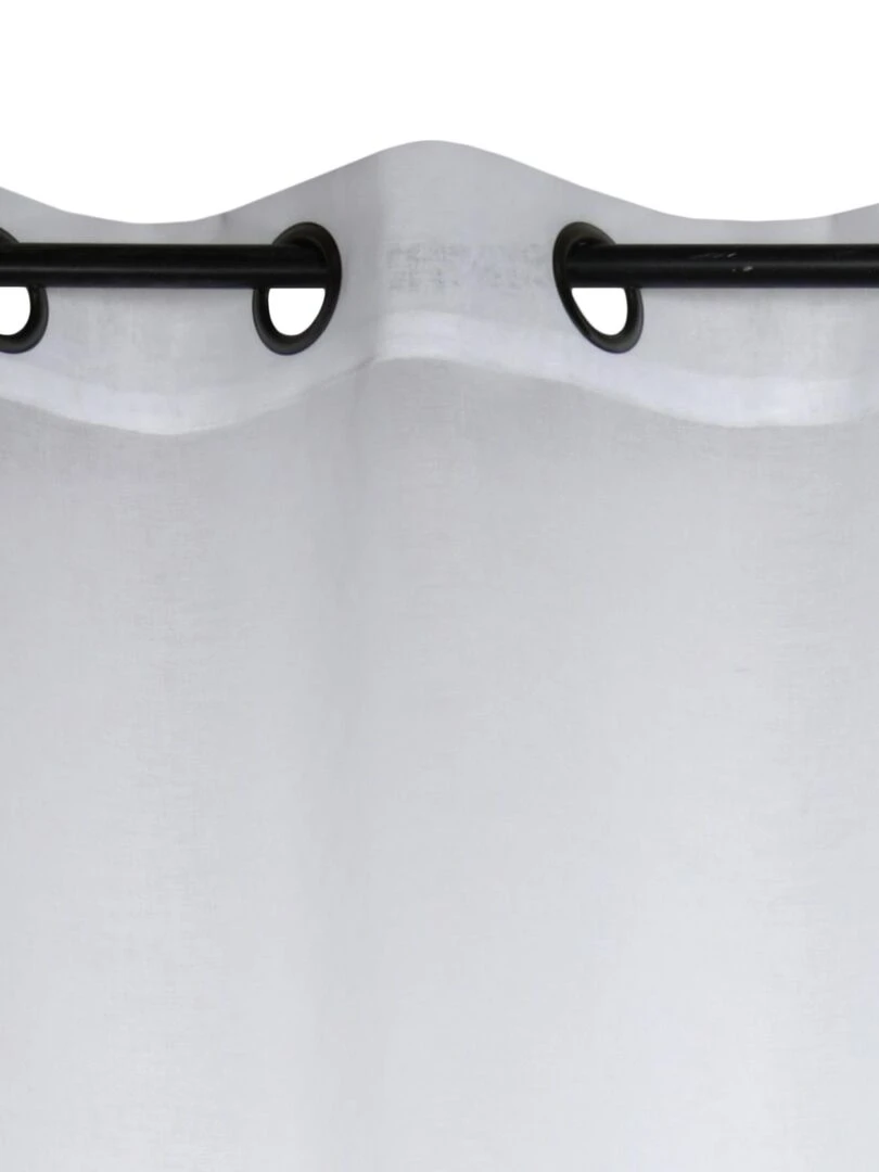 Voilage vaporeux esprit nature   Noir