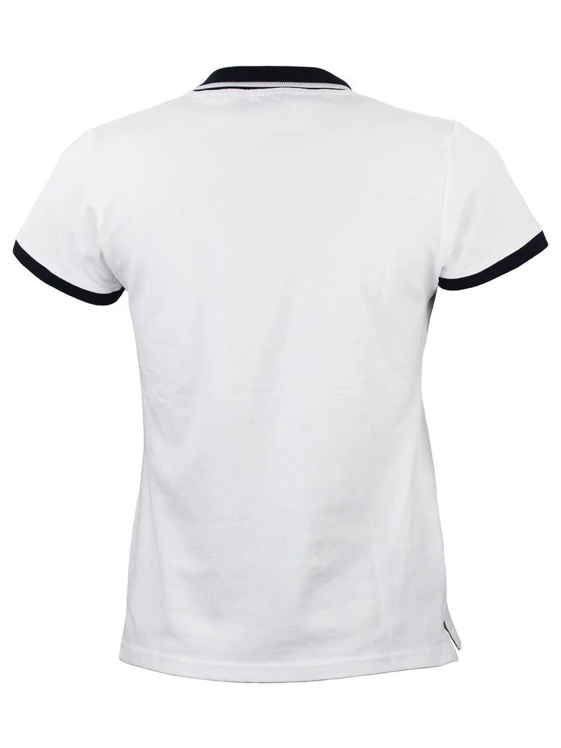 Polo manches courtes femme ASFALTE Blanc