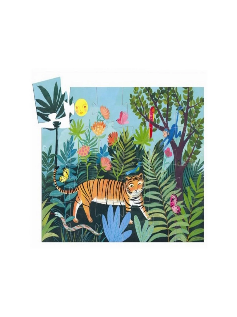 Puzzle Silhouette 24p La Balade Du Tigre N/A