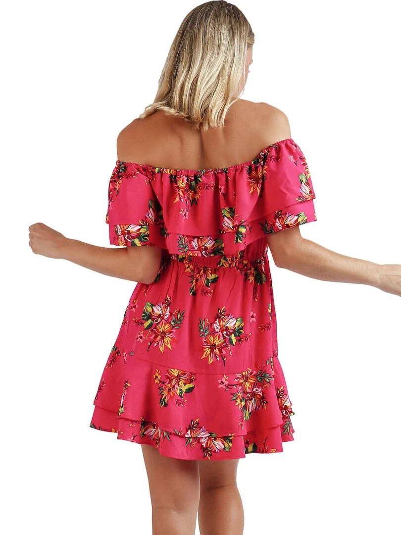 Robe de plage Spring Festival Rose fushia