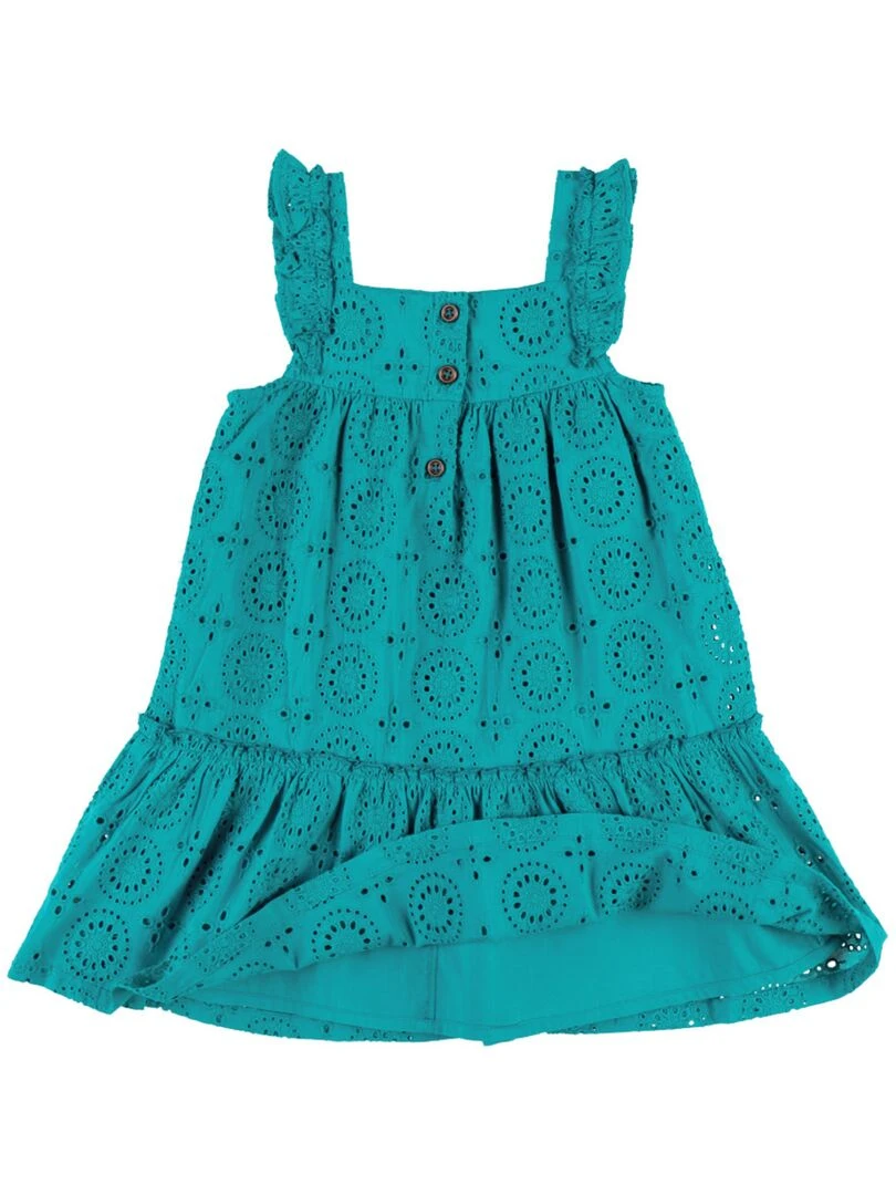 Robe évasée fleurie    Noukie's   Bleu turquoise