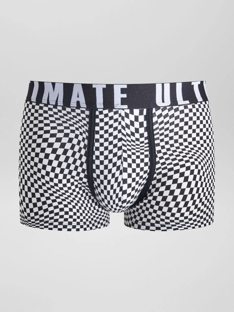 Lot de 3 boxers fantaisie   Noir/violet