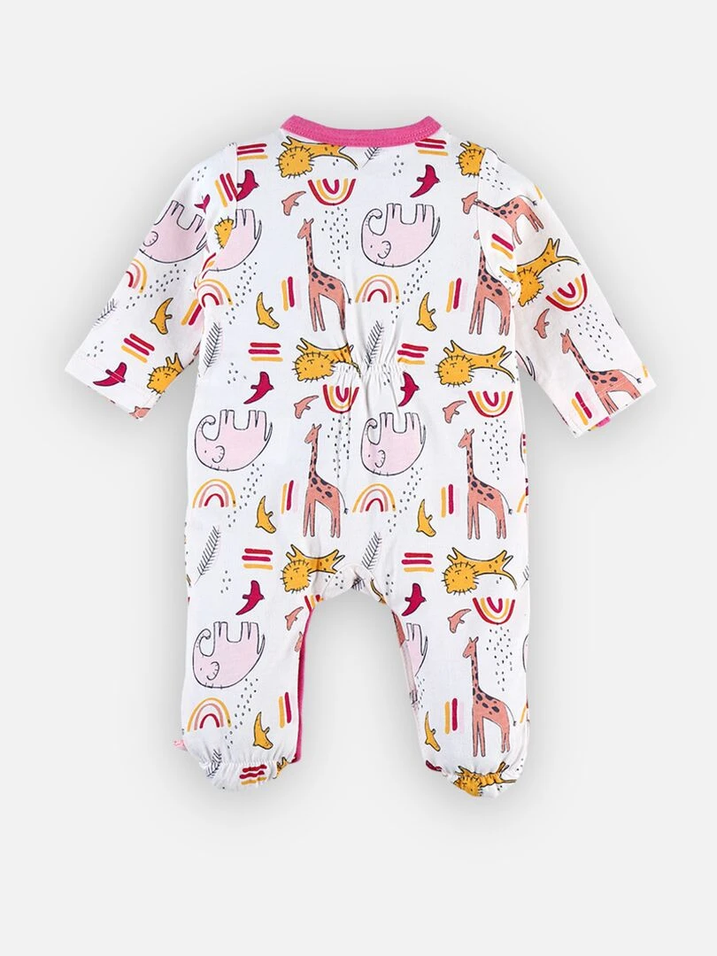 Pyjama dors bien à imprimés en jersey  clair   Noukie's   Rose