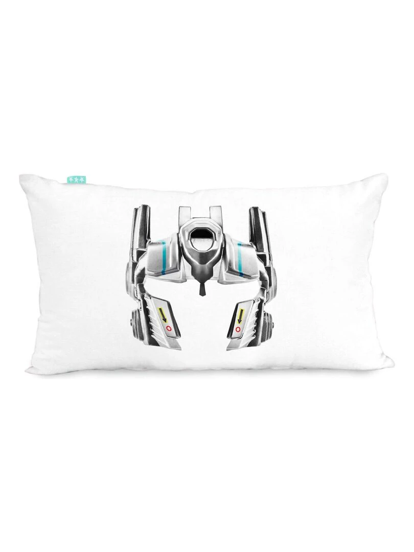 Housse de coussin Cyborg "Happyfriday" Blanc