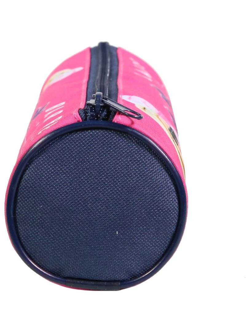 BAGTROTTER Trousse scolaire ronde Barbie Rose Californie   Rose