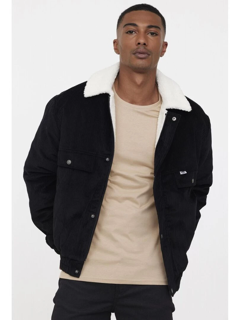 Lee Cooper Manteau manches longues coton loose FAKO Bleu marine