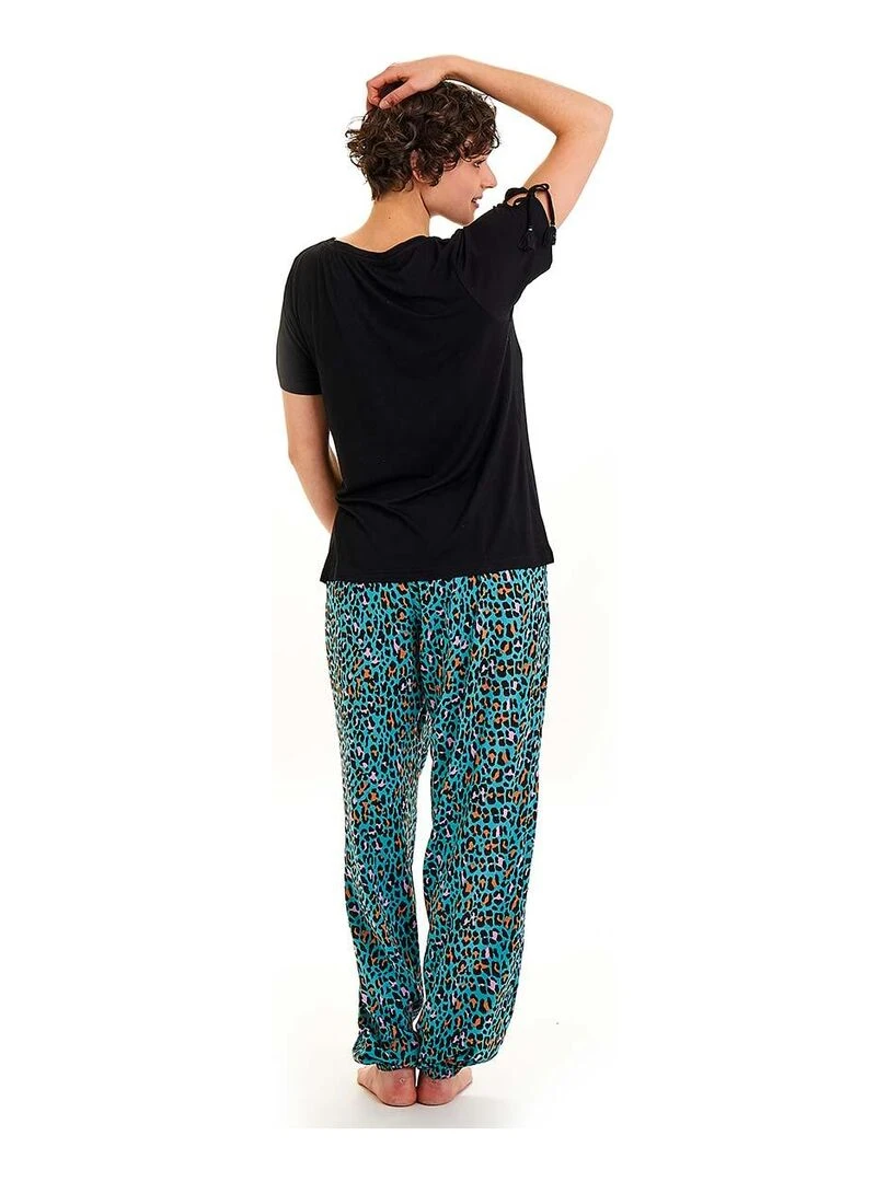 Pyjama Féline   Pomm'Poire   Bleu