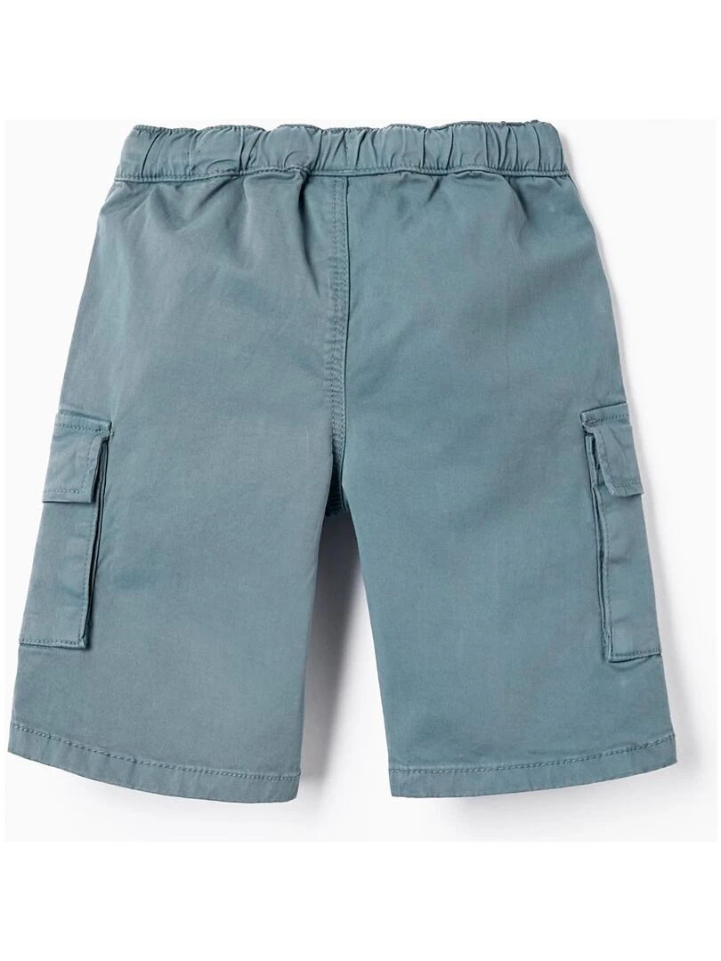 Shorts de sport en sergé pour garçon SICILIAN DAYS Bleu clair