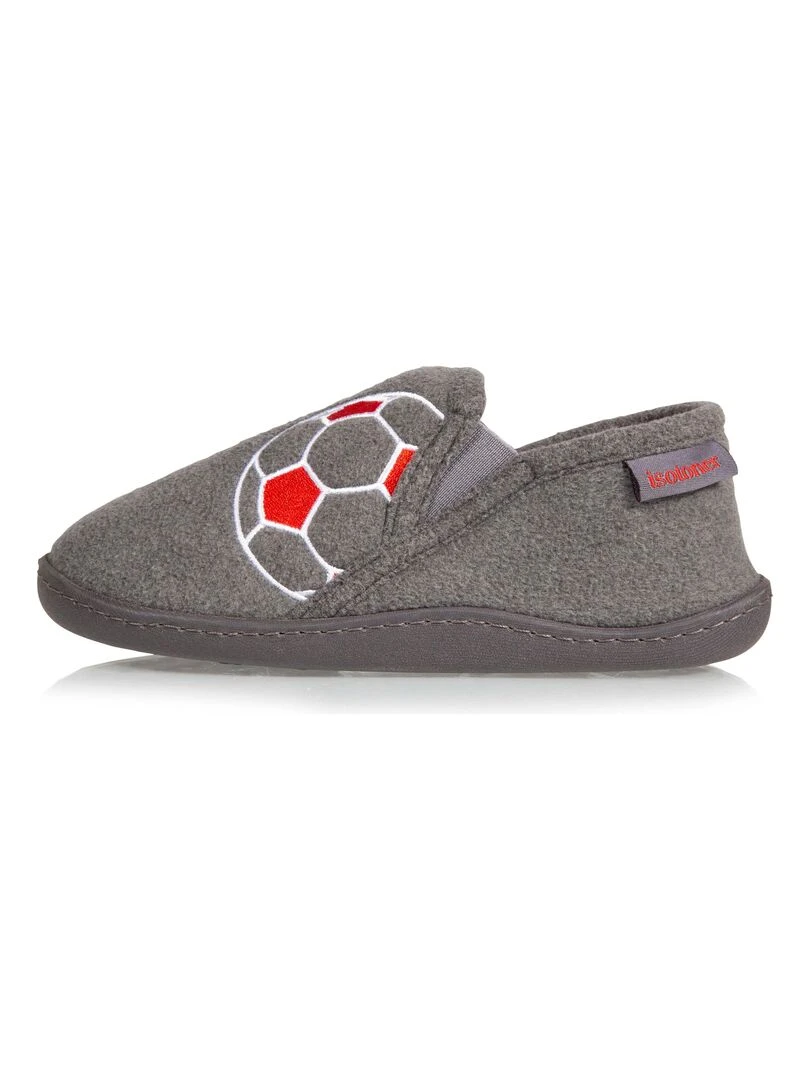 Chaussons mocassins Enfant Foot   Gris chiné