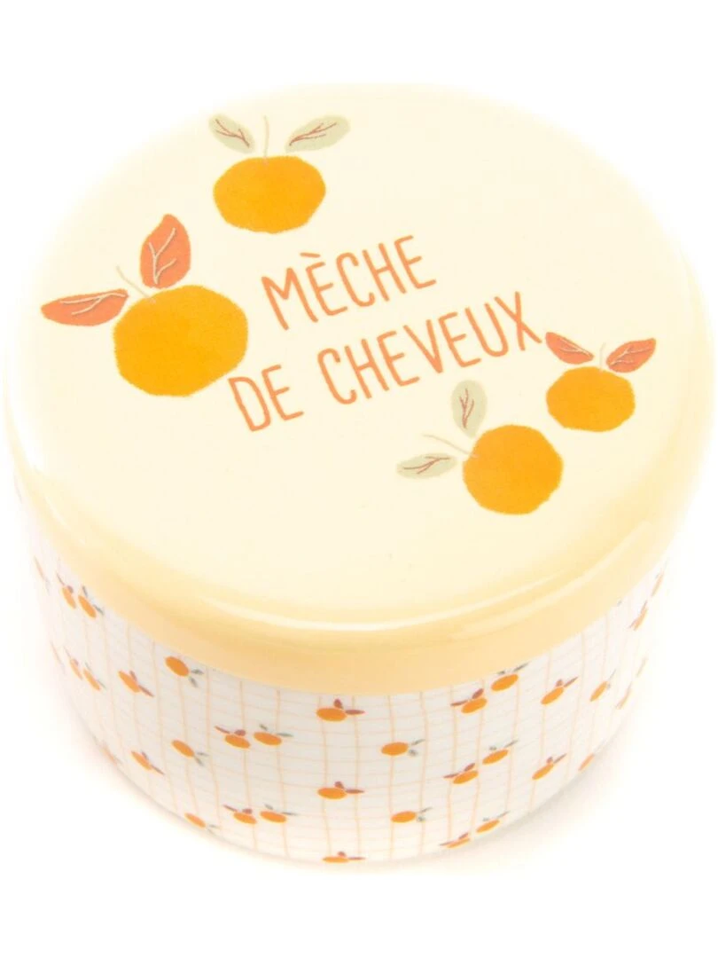 Coffret cadeau de naissance Martin   Blanc Jaune