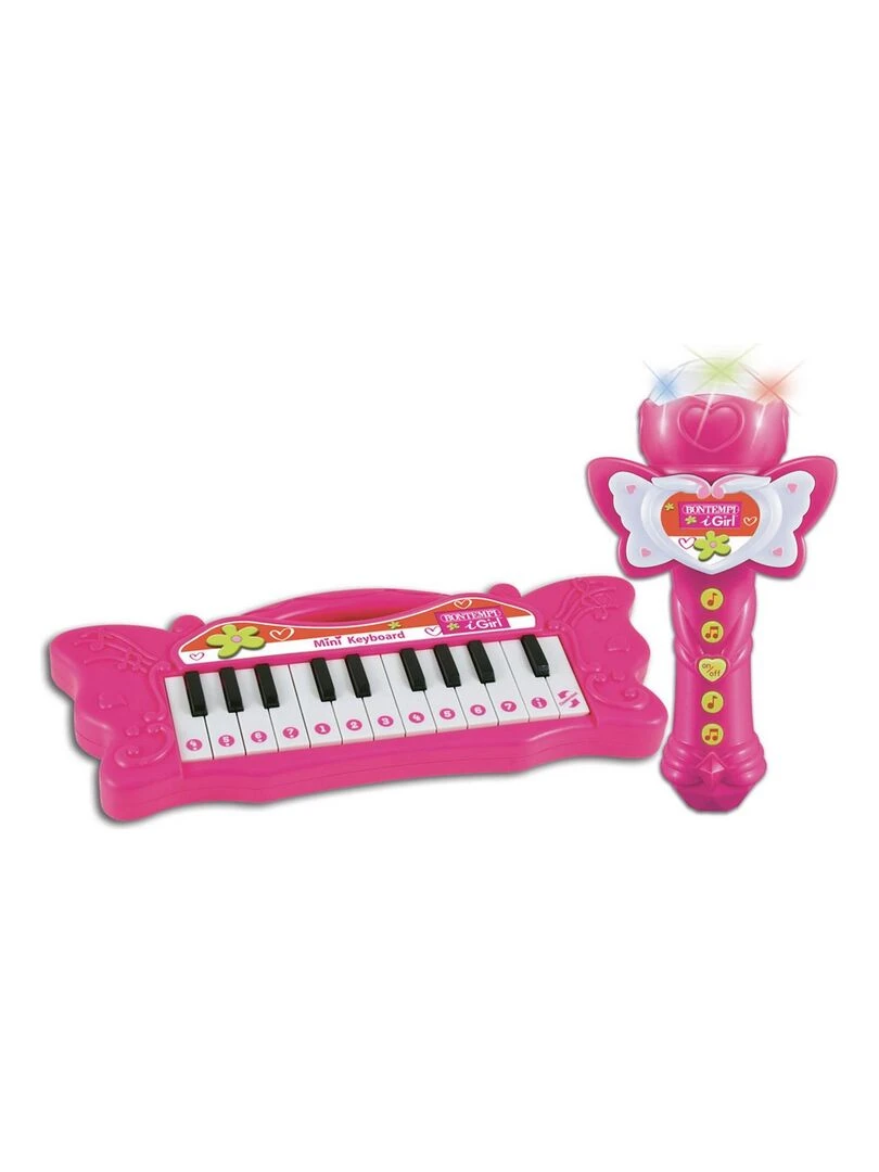 Ensemble clavier électronique + micro rose N/A