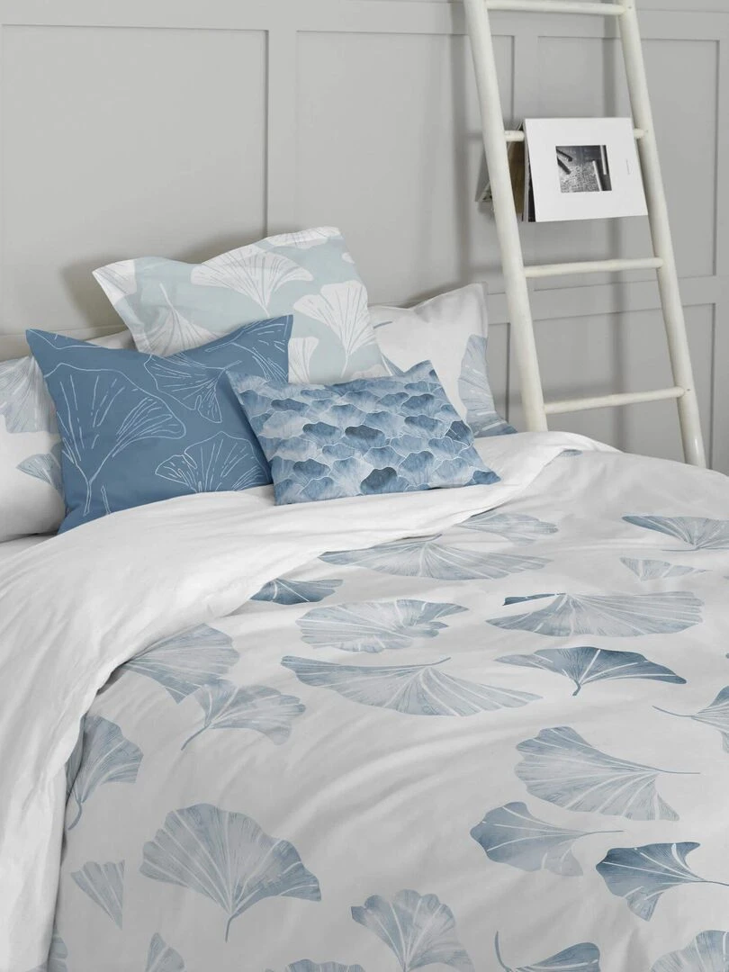 Housse de coussin Ginkgo "Happyfriday"   Blanc