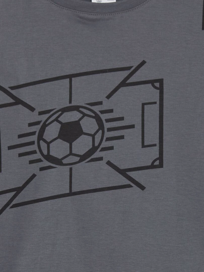 T shirt large en coton   Paris 2024   BLANC