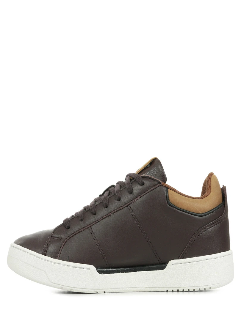 Baskets Le Coq Sportif Stadium Leather Mix   Marron