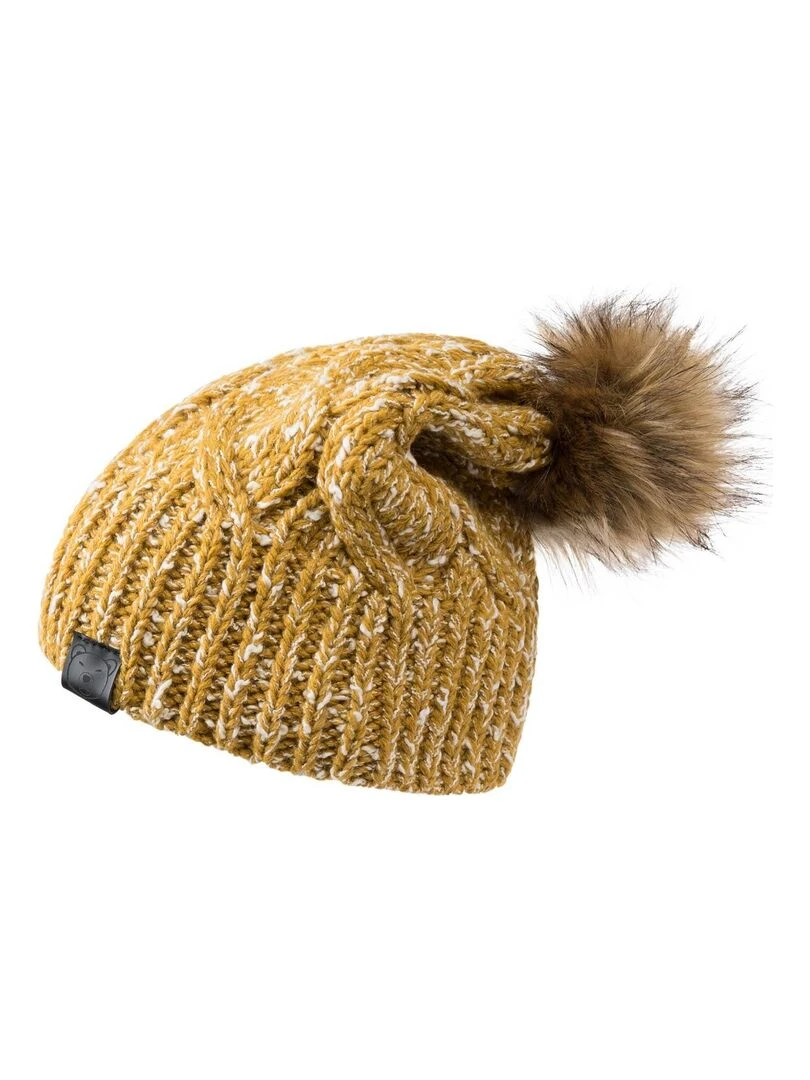 Bonnet Carla Made in UE Jaune moutarde