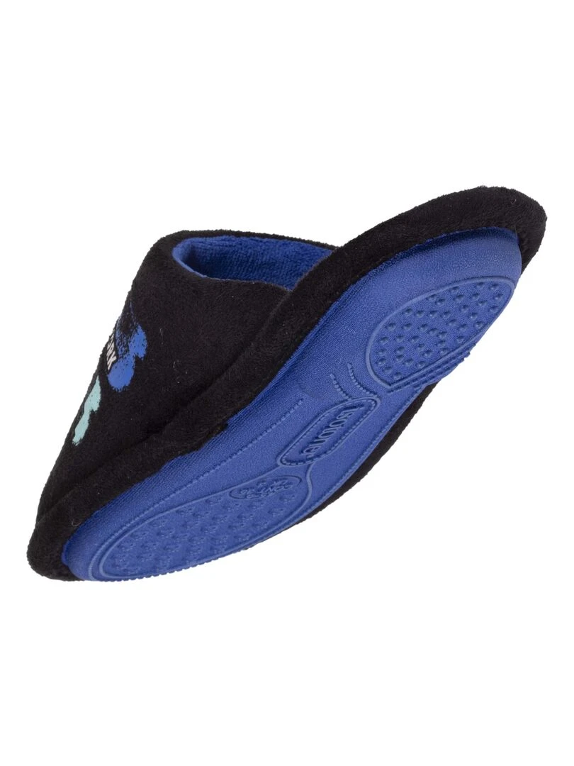 Chaussons mules plates Junior Noir   Noir