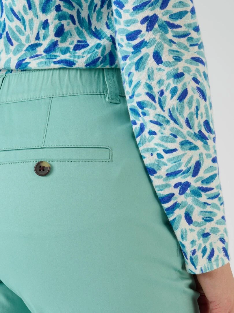 Pantalon chino   Damart   Vert anis