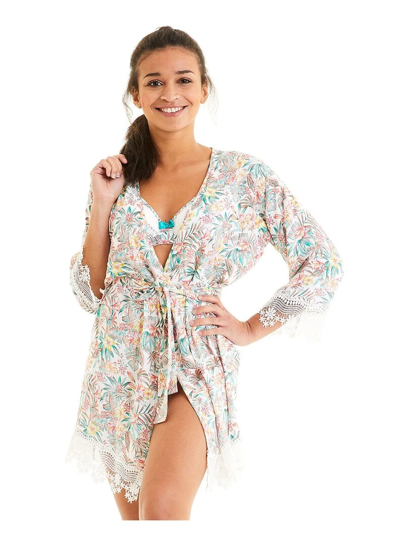 Kimono UKULELE Pomm'Poire Bleu