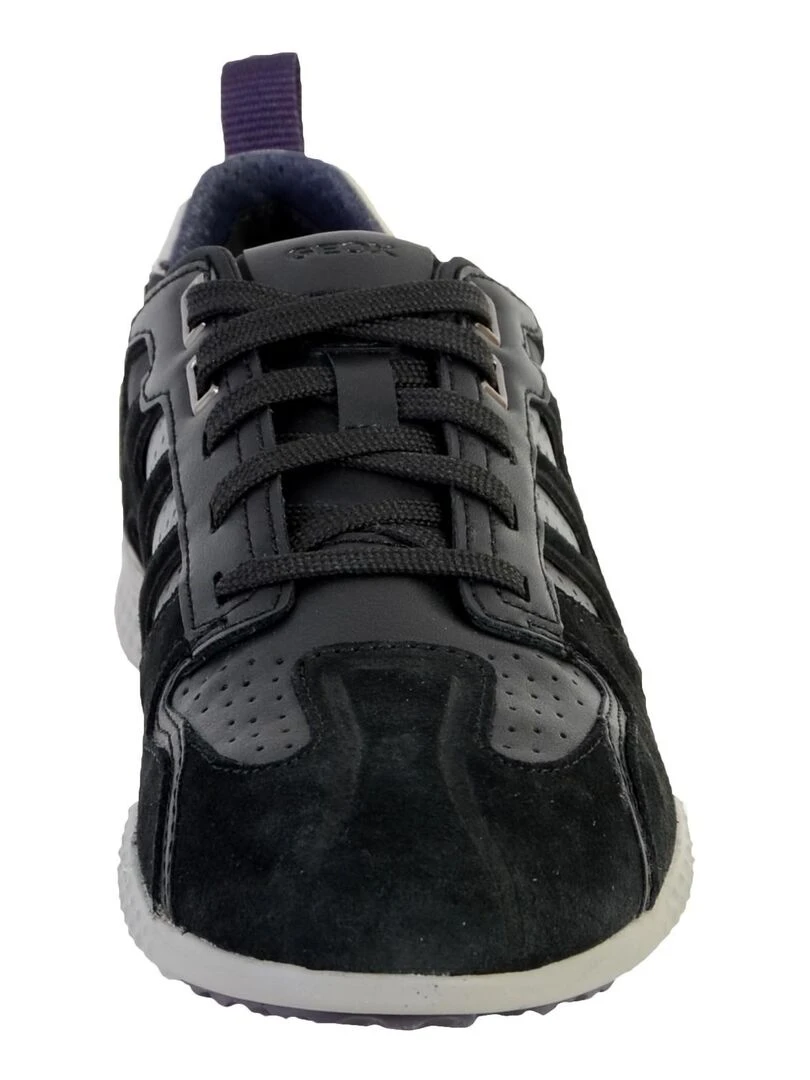 Basket Geox U Snake.2 A   Suede+Nylon   Noir
