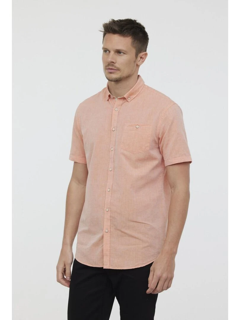 Lee Cooper   Chemise manches longues coton regular DOLANO   Orange