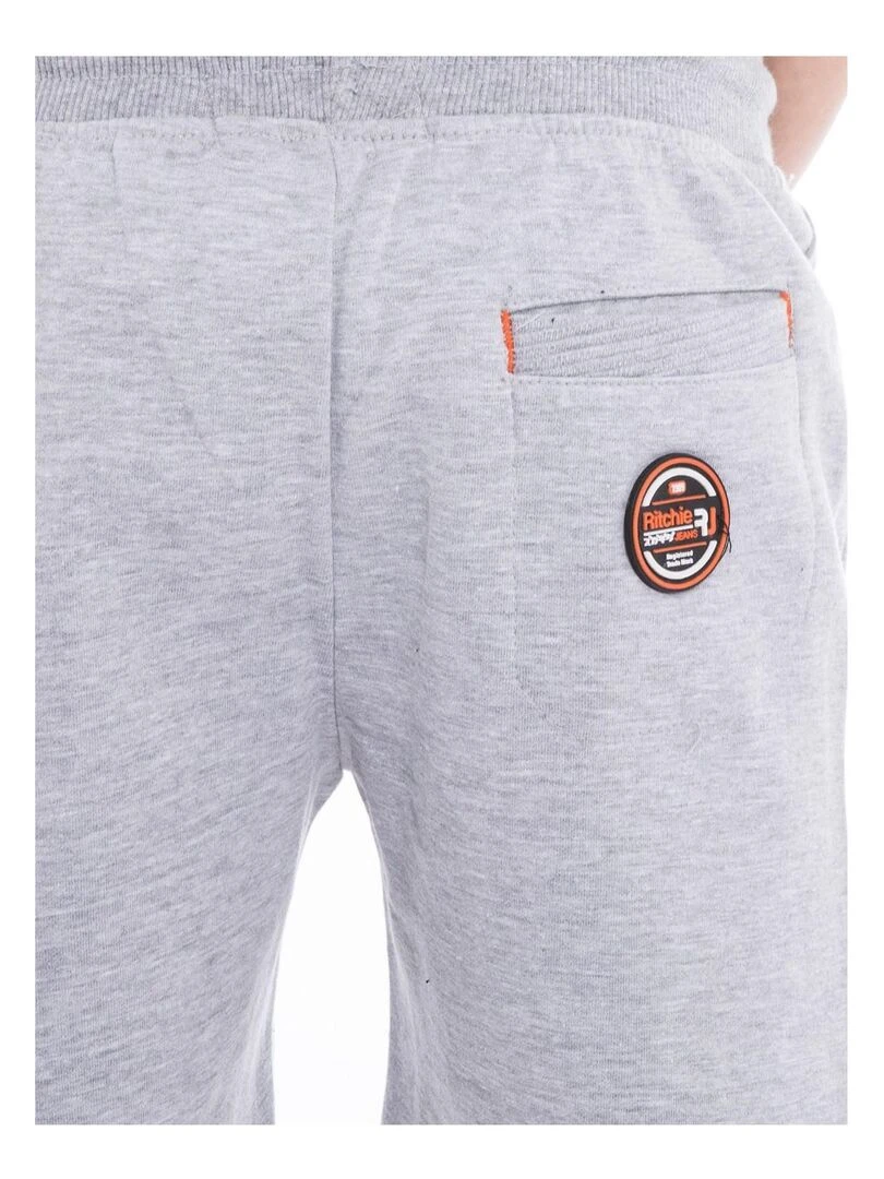 Bermuda molleton BANOON BOY   Gris clair