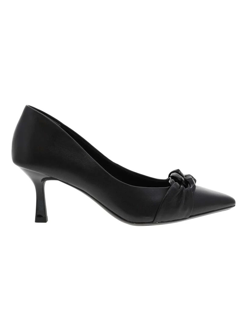 TAMARIS Escarpins cuir talon aiguille Noir
