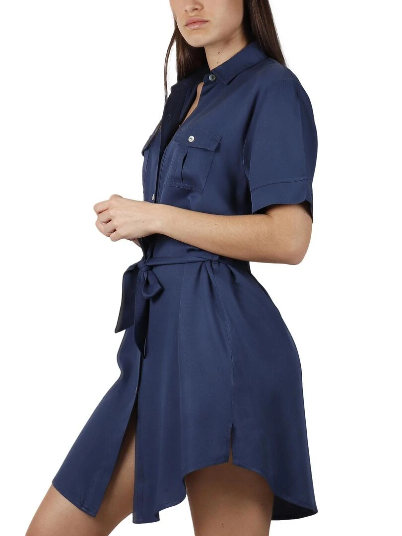 Tunique estivale chemise Dubarry   Bleu marine
