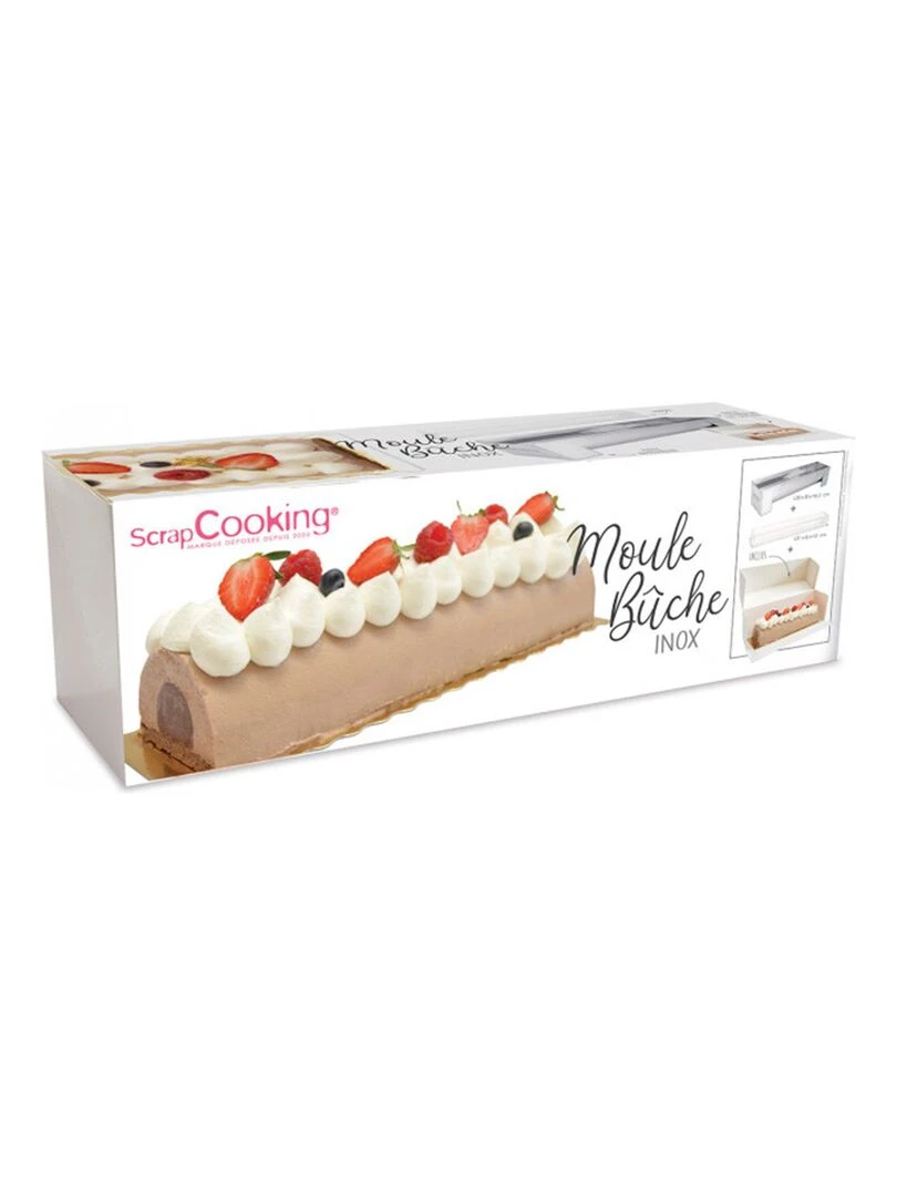 Moule en inox pour bûche de Noël N/A