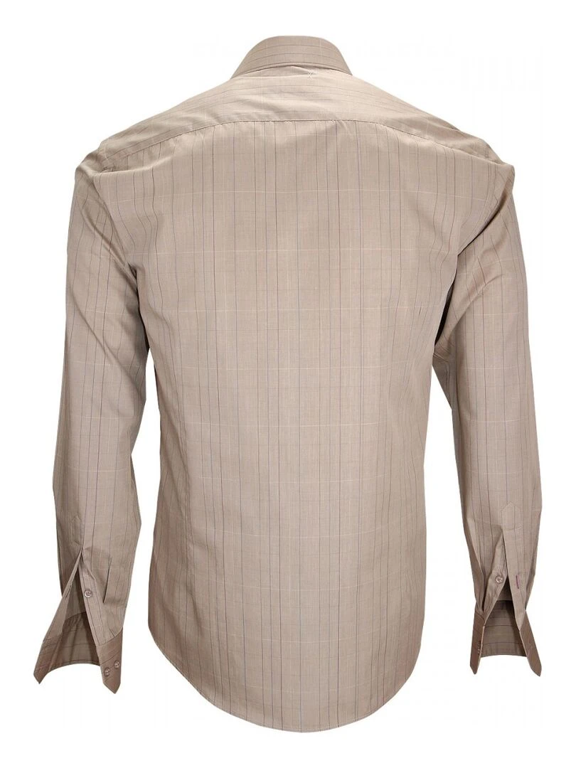 Chemise fil à fil SETTIMO Beige