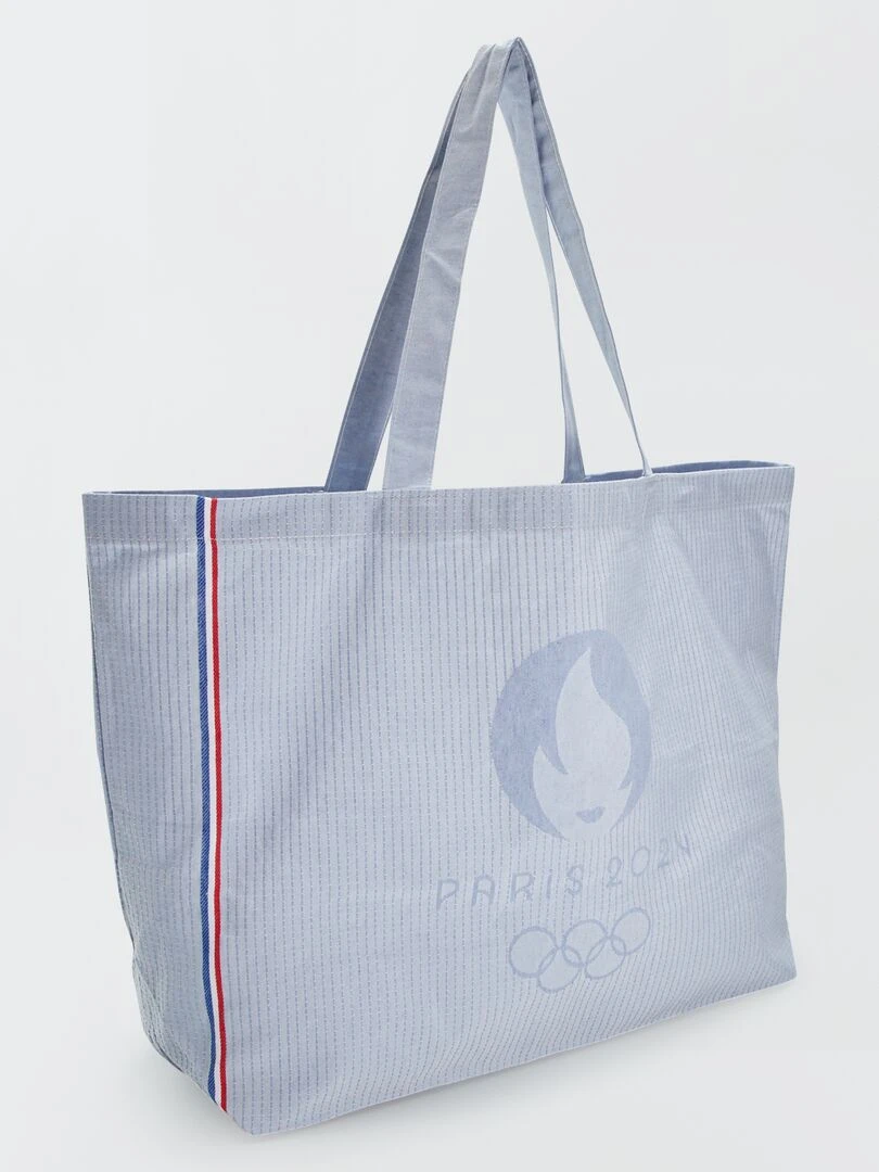 Grand tote bag   Paris 2024   Bleu ciel