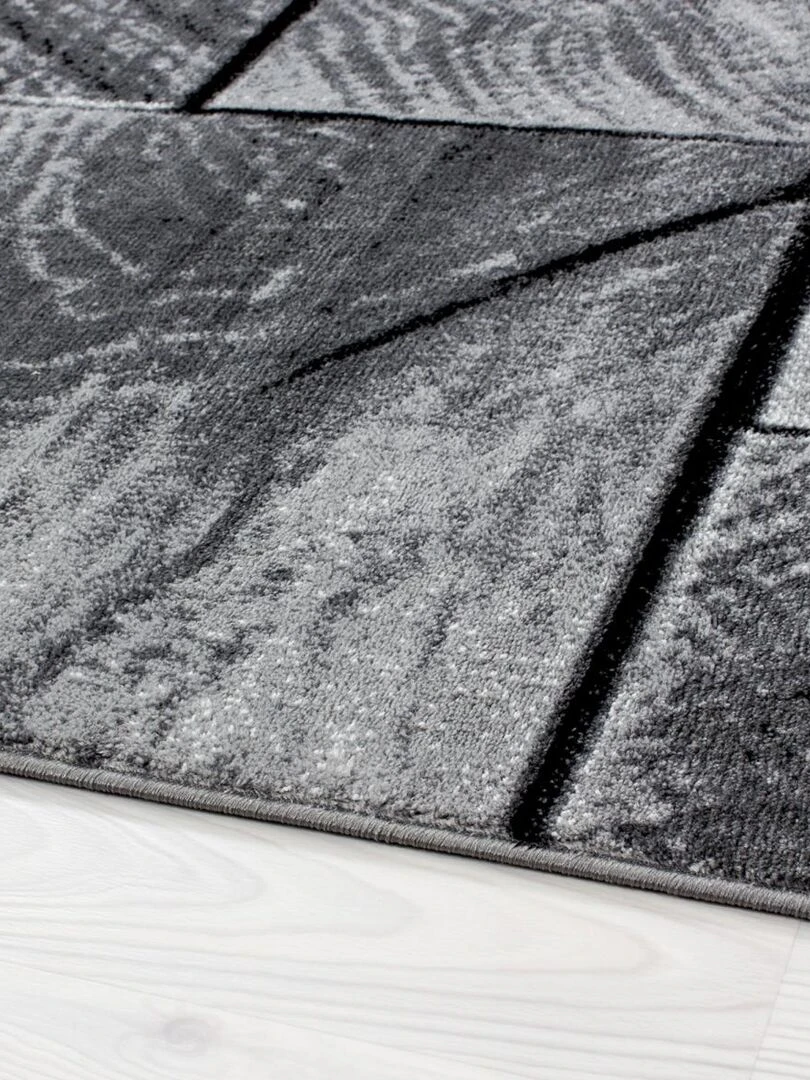 Tapis salon PLONO OEKO TEX® Noir