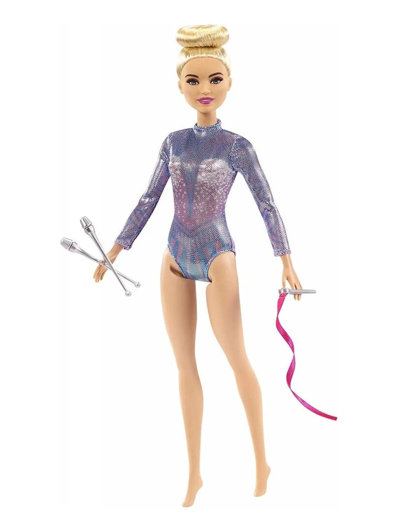 Barbie Gymnastique En Justaucorps Et Accessoires N/A