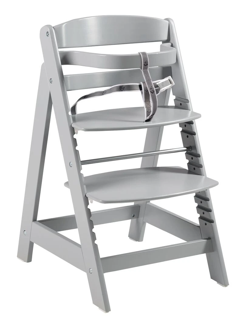 ROBA Chaise Haute Évolutive "Sit Up Click" Fermeture À Clic Innovante Gris