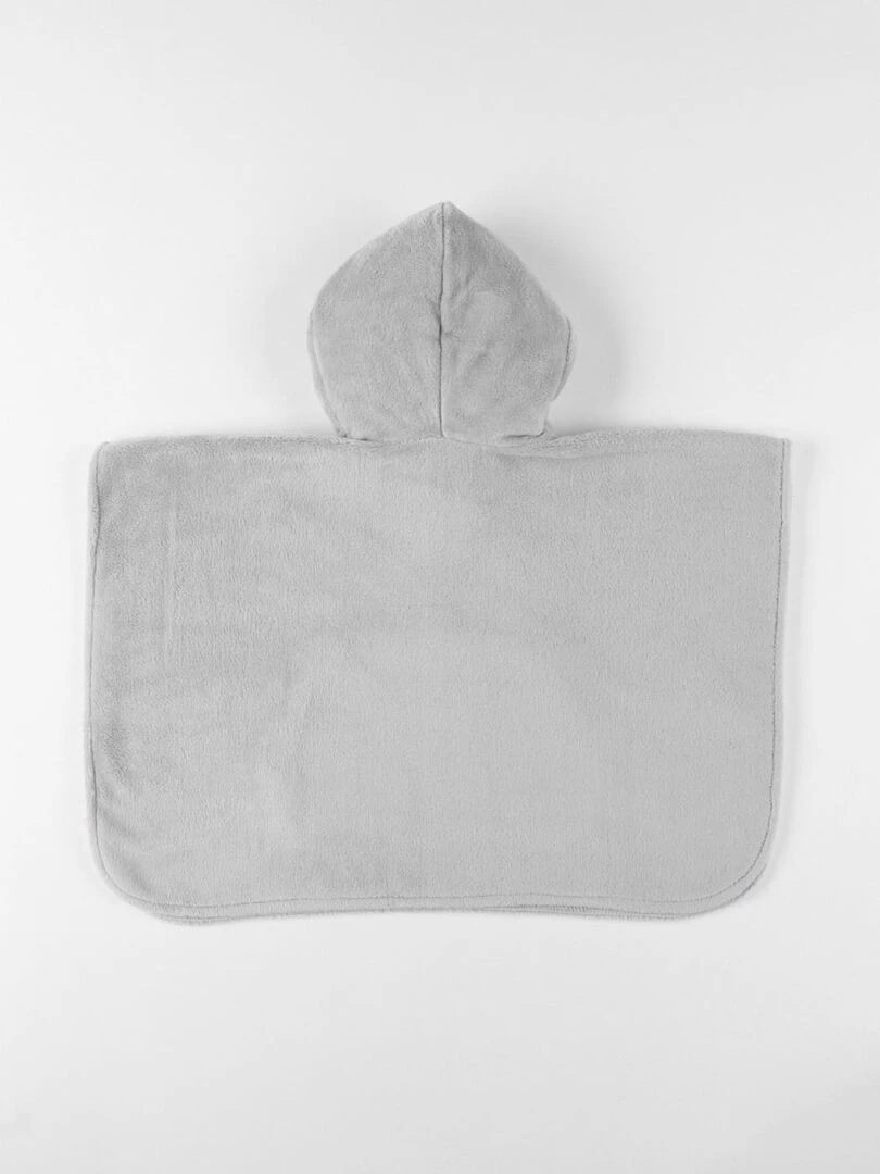 Poncho Babou en Groloudoux®  gris/écru   Noukie's   Gris