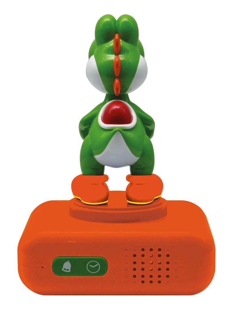 Réveil Super Mario Avec Personnage Yoshi En 3d Et Sons Du Jeu Vidéo   N/A